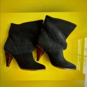 Leather scraps from shoes